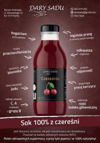 Sok 100% z czereśni