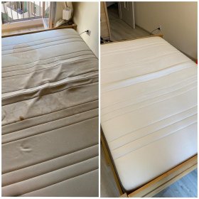 Pranie materacy.  Dezynfekcja. Aktywny tlen. Ozonowanie. Rozjaśniacze optyczne.