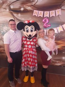 Żywe maskotki Myszka Minnie