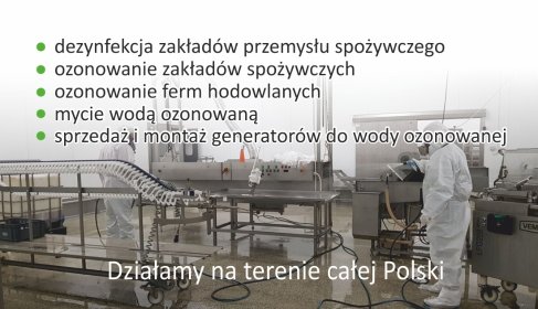 Dezynfekcja zakładów przemysłu spożywczego
