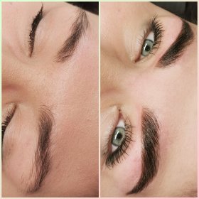 Laminacja brwi + koloryzacja