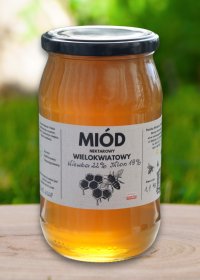 Surowy miód wielokwiatowy RAW – naturalny, niepodgrzewany, z rodzinnej pasieki