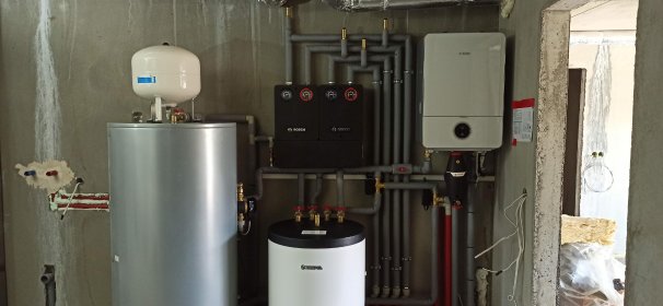 wymianę źródła ciepła, remont kotłowni