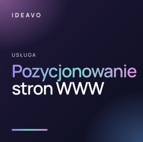 SEO i pozycjonowanie stron internetowych