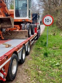 Platforma niskopodłogowa 25t