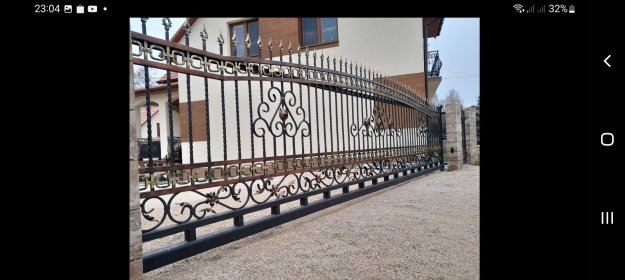 Ogrodzenia  stylowe  ocykowane zrobione na wymiar z montazem