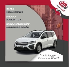 Wynajem Dacia Jogger 2022r.