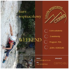 WEEKENDowy Kurs wspinaczki skałkowej