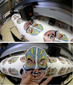 Naklejki cięte po obrysie 1m2 + LAMINACJA