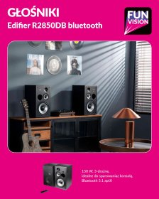 Głośniki Edifier R2850DB z komunikacją Bluetooth 5.1 aptX