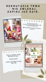 Wspieram Rodziców w realizowaniu ważnej powinności. 😊 Opieka dla dzieci w wieku 1-3 lat.