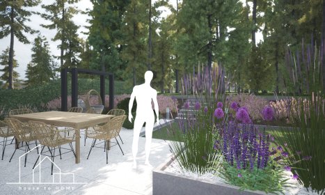 kompleksowy projekt ogrodu: mała architektura ogrodowa, projekt nasadzeń i nawodnienia