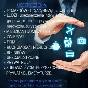 audyt posiadanych polis, analiza aktualnych potrzeb, konfiguracja rozwiązań ubezpieczen.
