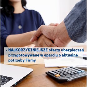 polisy majątkowe, OC/OC zawodowe, grupowe ubezpieczenia zdrowotne/na życie dla pracowników