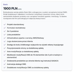 Strona internetowa projektu SAGACA Strona internetowa projektu SAGACA