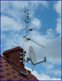 montaż anten satelitarnych i tv naziemnej tel.