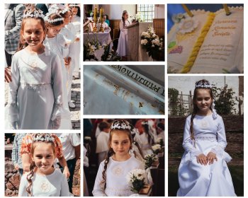 Fotoreportaż z ceremonii Chrztu Świętego oraz Komunii Świętej