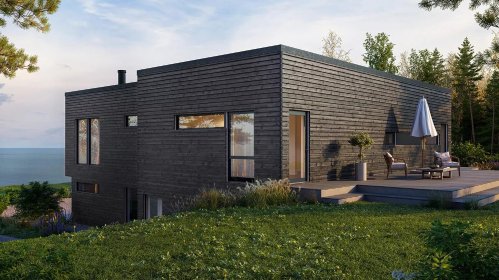 Domy w technologii szkieletowej Timber Frame (C24)