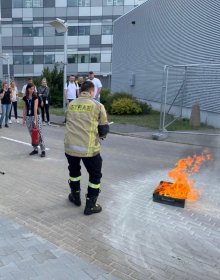 Szkolenie z zakresu ochrony przeciwpożarowej.