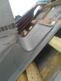 Obróbki blacharskie kominów attyk itp.