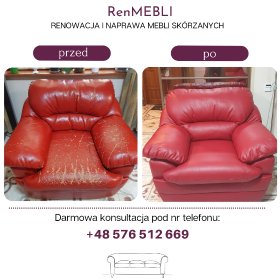 Renowacja mebli skórzanych