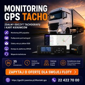 Monitoring GPS TACHO – zdalny odczyt tachografu i kart kierowców