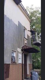 Mycie elewacji do 8 m wysokości lub powyżej z podnosnika