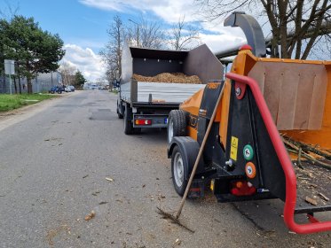 Zrębkowanie gałęzi