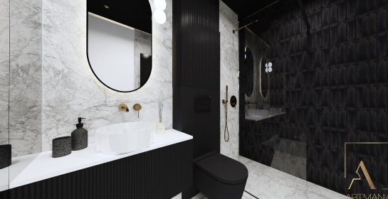 Projektowanie wnętrz -  łazienki