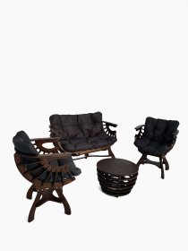 Zestaw mebli Geneza wenge/grafit