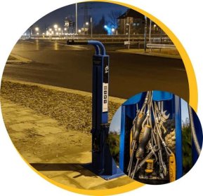 Montaż stacji rowerowych