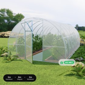 Szklarnia USMETAL BIO 6mm 6 x 3 m