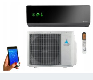 KLIMATYZATOR VESSER WTB24D 6,8kW GRAFITOWE WYKOŃCZENIE I SZKŁO   WI-FI   A++