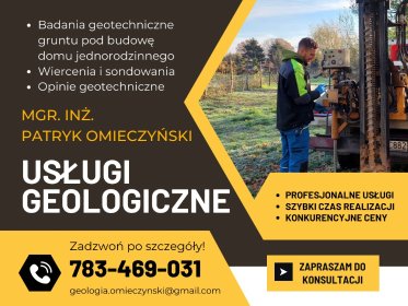 Geolog | Badania gruntu | Wiercenia | Opinia geotechniczna