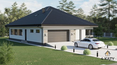 Projekt indywidualny budynku mieszkalnego jednorodzinnego