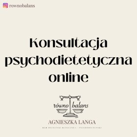Konsultacja psychodietetyczna online