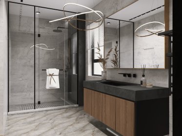 Projektowanie wnętrz łazienek wraz z rysunkami technicznymi