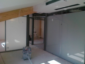 Office - zabudowy aluminiowe