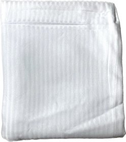 Adamaszek biały - poszewki 70x80, 75x75, 80x80 bez zakładki (worek), zakładka 20cm