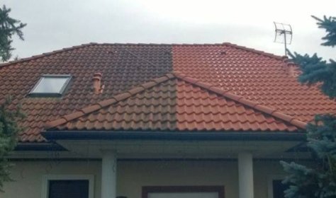 Mycie dachu+Odgrzybianie