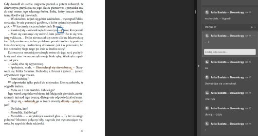 Korekta tekstu po składzie