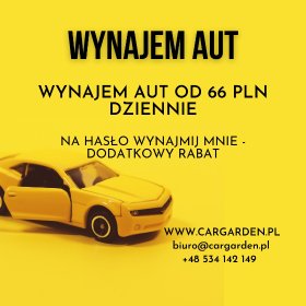 TANI WYNAJEM AUT Warszawa // cargarden