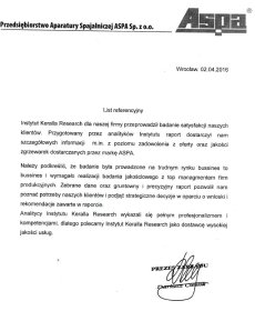 badania zadowolenia klientów firmowych