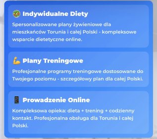 Indywidualne rozpiski dietetyczne