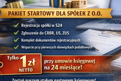 Pakiet startowy dla nowych spółek z o.o.