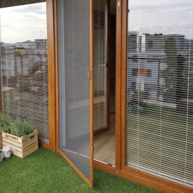 Moskitiery okienne, plisowane, balkonowe