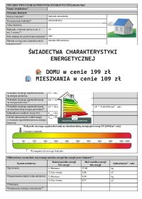 sporządzanie świadectw energetycznych dla domów i mieszkań