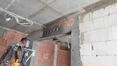 Odwierty w betonie żelbetonie