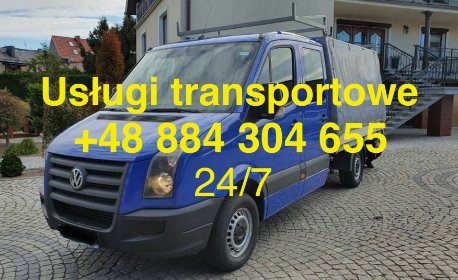 Usługi transportowe do 3.5t, przeprowadzki, ekipa 1-6 osób!
