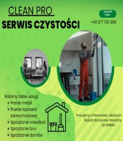 Kompleksowe pranie mebli tapicerowanych i dywanów